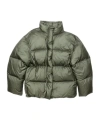 Acne Studios Fitted-waist Puffer Jacket In Green