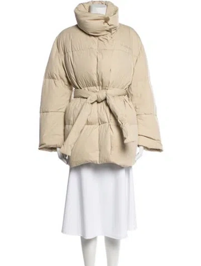 Pre-owned Acne Studios Down Jacket In Neutral