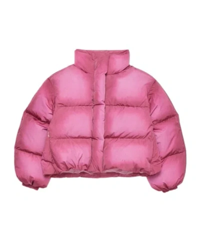 Acne Studios Down Puffer Jacket In Pink