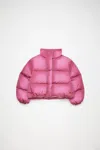 Acne Studios Down Puffer Jacket In Tango Pink