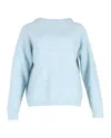 Acne Studios Dramatic Sweater In Light Blue Wool In Blue