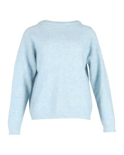 Acne Studios Dramatic Sweater In Light Blue Wool