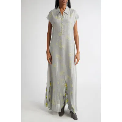 ACNE STUDIOS ACNE STUDIOS DRANEE FLORAL GEORGETTE MAXI SHIRTDRESS