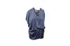 Acne Studios Draped Cocktail Dress In Blue Polyester In Blue