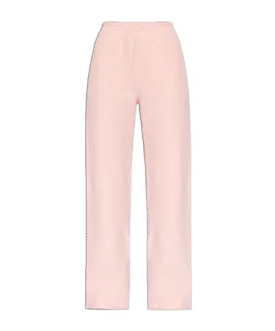Acne Studios Drawstring Belt Sweatpants In Nude