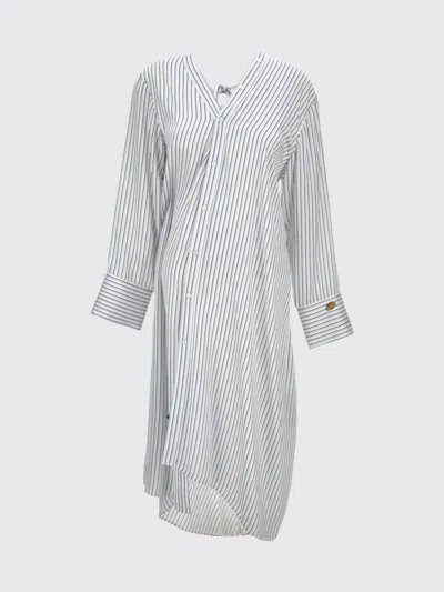 Acne Studios Dress  Woman Color Gnawed Blue In Multi