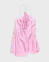 Acne Studios Klänning Halter Satin Blush