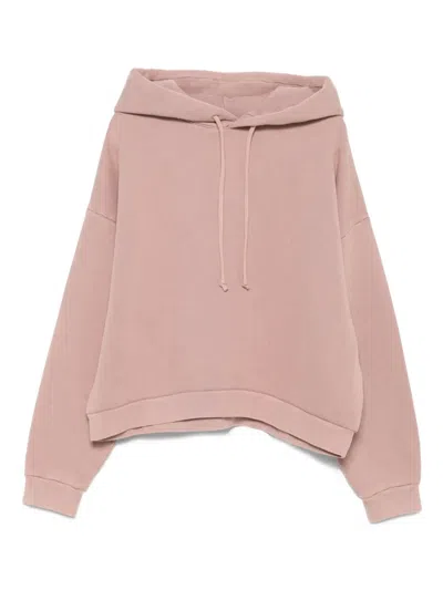 Acne Studios Drop-shoulder Hoodie In Pink