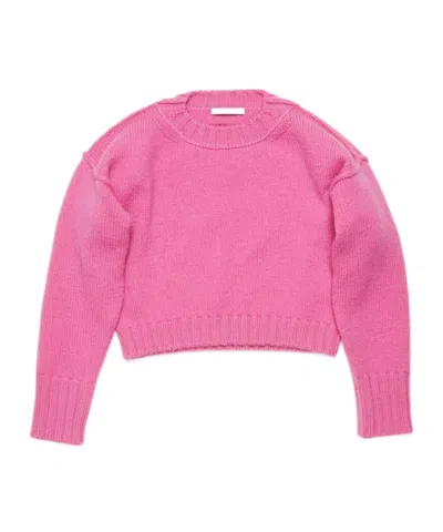 Acne Studios Drop-shoulder Jumper In Pink