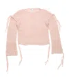 Acne Studios Drop-shoulder Sweater In Nude
