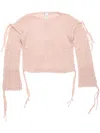 Acne Studios Drop-shoulder Sweater In Pink
