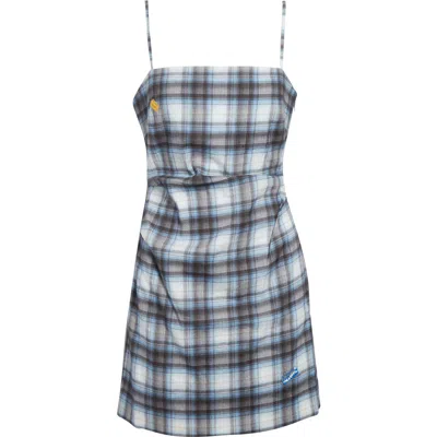 Acne Studios Sleeveless Mini Dress In Gray