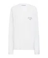 Acne Studios Edden Oversized Cotton-blend T-shirt In White
