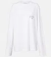 Acne Studios Edden Oversized Cotton-blend T-shirt In White