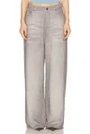 Acne Studios Edemi Trouser In Grey Melange