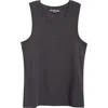 Acne Studios Elando Face Patch Tank In Black