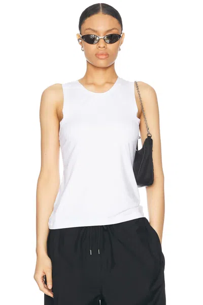 Acne Studios Elando Tank Top In Optic White