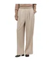 Acne Studios Women Logo Waistband Tailored Pants In Nude