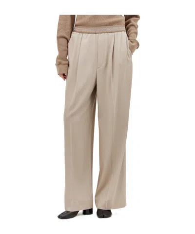 Acne Studios Elastic Waist Casual Pants In Nude