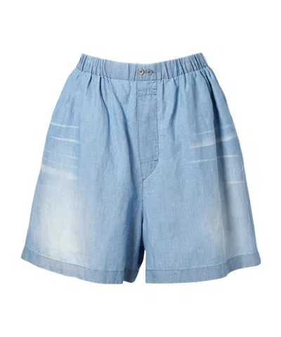 Acne Studios Acen Studios Shorts Men In Blue