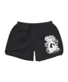 Acne Studios Graphic-print Swim Shorts In Black