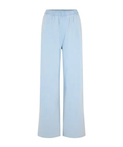 Acne Studios Elastic Waist Track Pants In Blue