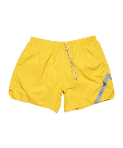 Acne Studios Elasticated-waist Swim Shorts In Yellow
