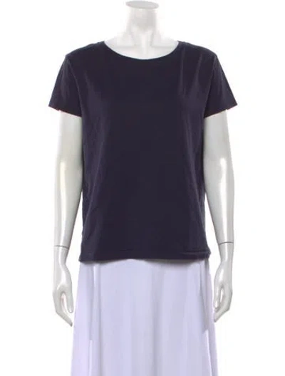 Pre-owned Acne Studios Eldora E Base Crew Neck T-shirt In Blue