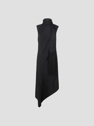 Acne Studios Elegant Dress, Fw25 Collection In Black