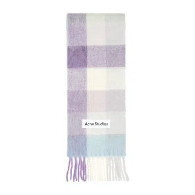 Acne Studios Elegant Lightweight Scarf In Purple