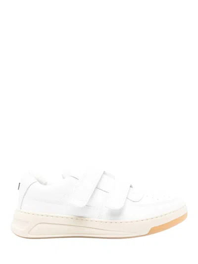 Acne Studios Elegant Women's Leather Sneakers In White
