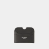 Acne Studios Large Elmas Leather Card Holder In Black