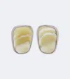Acne Studios Embellished Earrings In Silver