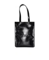 Acne Studios Embossed-logo Tote Bag In Black