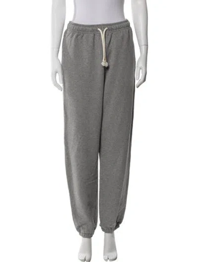 Pre-owned Acne Studios Embroidered Accent Sweatpants W/ Tags In Gray
