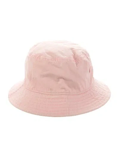 Pre-owned Acne Studios Embroidered Bucket Hat In Pink