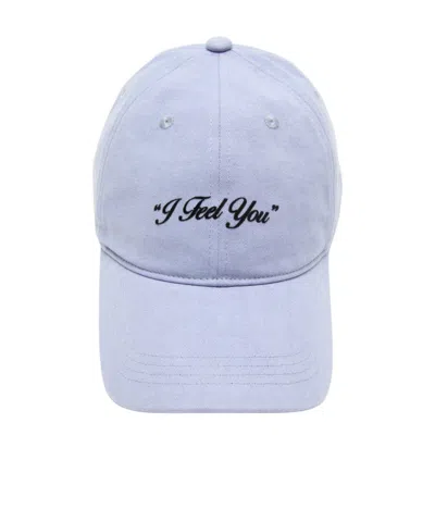 Acne Studios Embroidered-detail Cap In Neutral