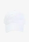 Acne Studios Embroidered-logo Baseball Cap Hat In White