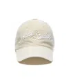 Acne Studios Embroidered Logo Cap In Neutral