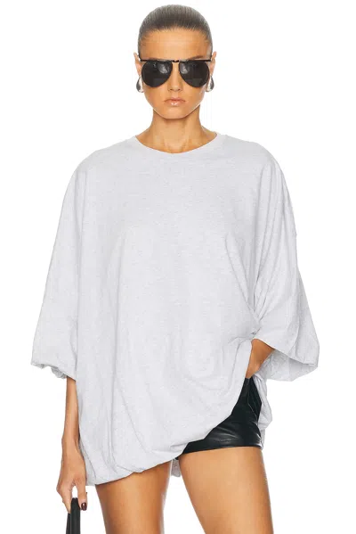 Acne Studios Eniko Top In Grey Melange