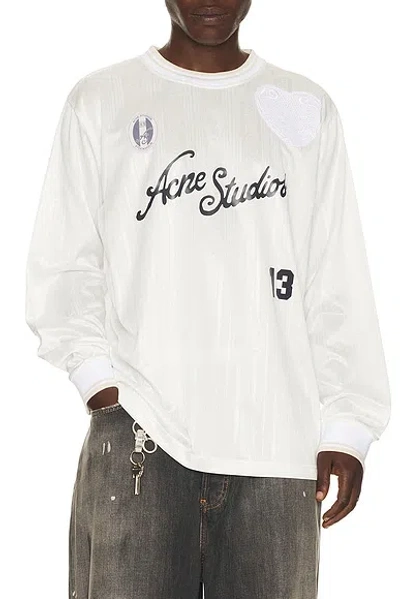 Acne Studios Erwin Sport Tee In White