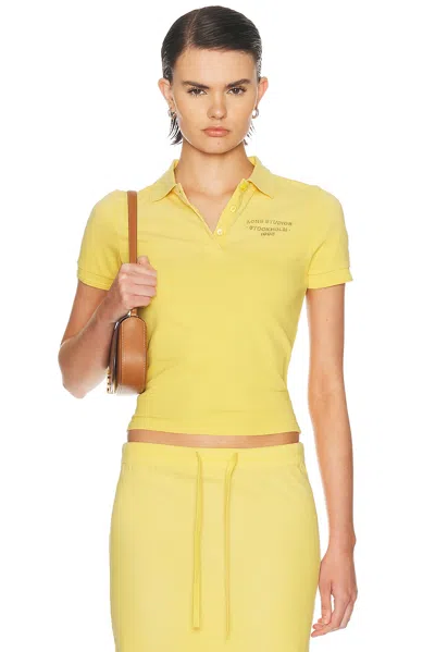 Acne Studios Esimona Sunkissed Top In Yellow