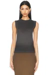 Acne Studios Etch Tank Top In Black
