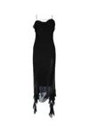 Acne Studios Evening Gown In Black
