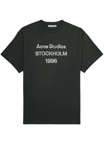 Acne Studios Exford 1996 Cotton-blend T-shirt In Black
