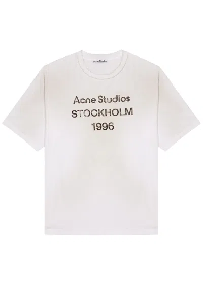 Acne Studios Exford 1996 Cotton-blend T-shirt In White