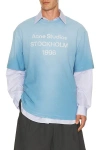 Acne Studios Exford U 1996 Tee Cornflower Blue
