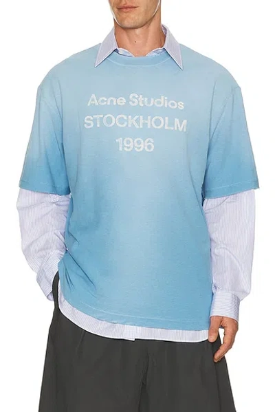 Acne Studios Exford U 1996 Tee Cornflower Blue
