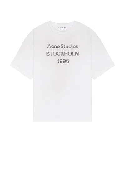 Acne Studios Exford T-shirt In White