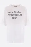 Acne Studios Exford U 1996 Cotton Blend T-shirt In White